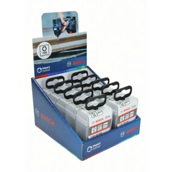 Биты 25 шт. Impact Control 25 мм T25 TicTac Bosch 2607002806 — изображение 2
