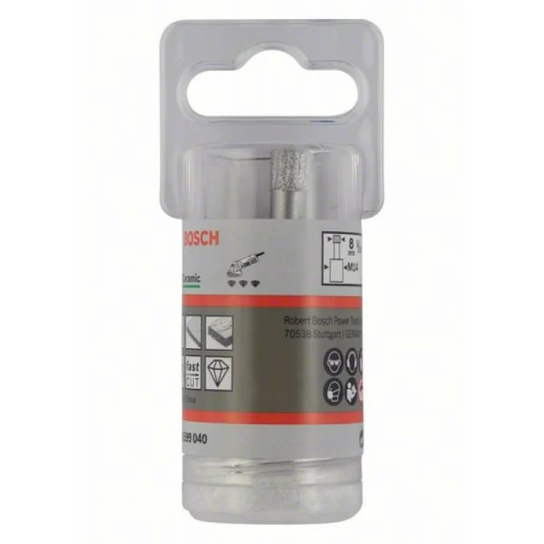 Алмазная коронка Dry Speed 8мм для УШМ М14 Bosch 2608599040