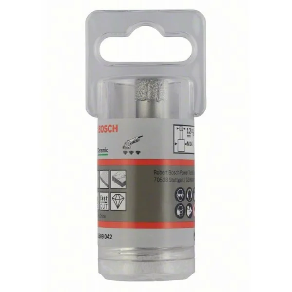 Алмазная коронка Dry Speed 12мм для УШМ М14 Bosch 2608599042