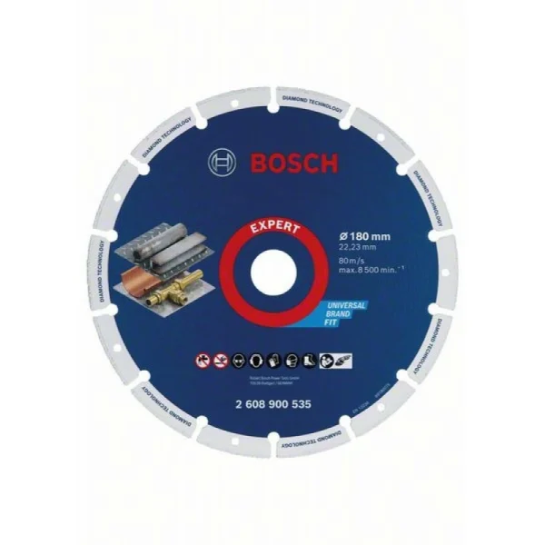 Алмазный диск по металлу 180x22,23мм Bosch 2608900535 — изображение 4