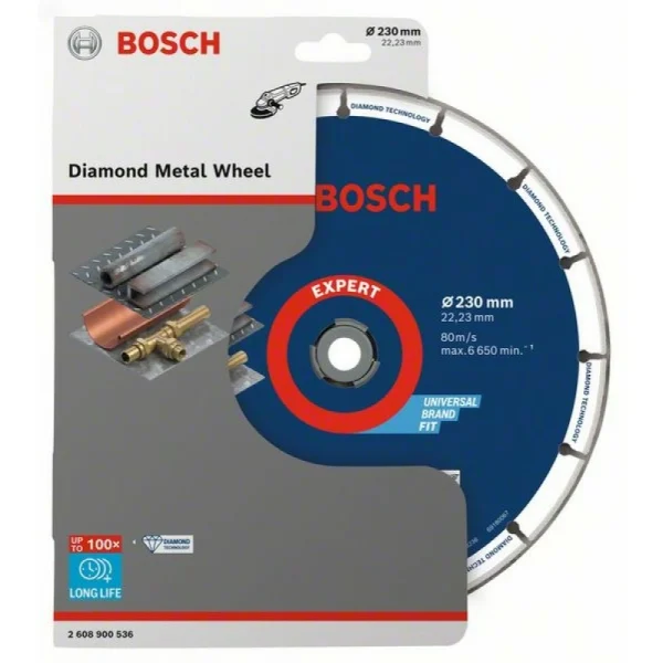 Алмазный диск по металлу 230x22,23мм Bosch 2608900536 — изображение 2