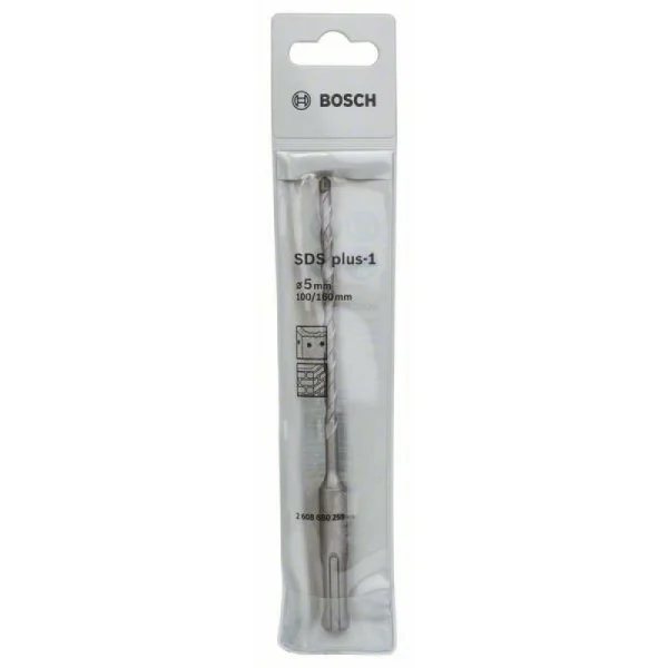 Бур SDS-plus-1 5x100x160 мм Bosch 2608680259 — изображение 2
