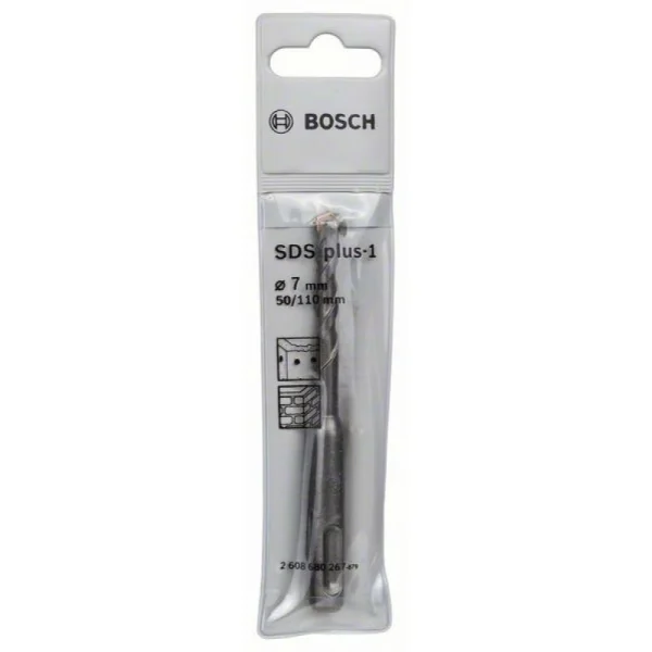 Бур SDS-plus-1 7x50x110 мм Bosch 2608680267 — изображение 2