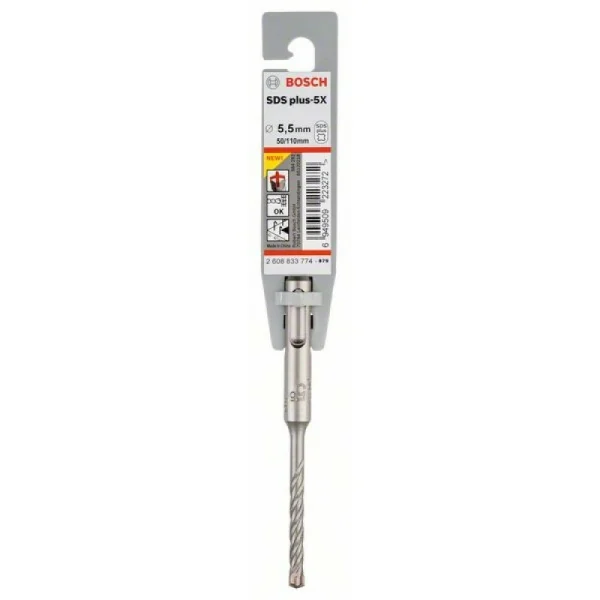 Бур SDS-plus-5X 5,5x50x110 мм Bosch 2608833774 — изображение 2