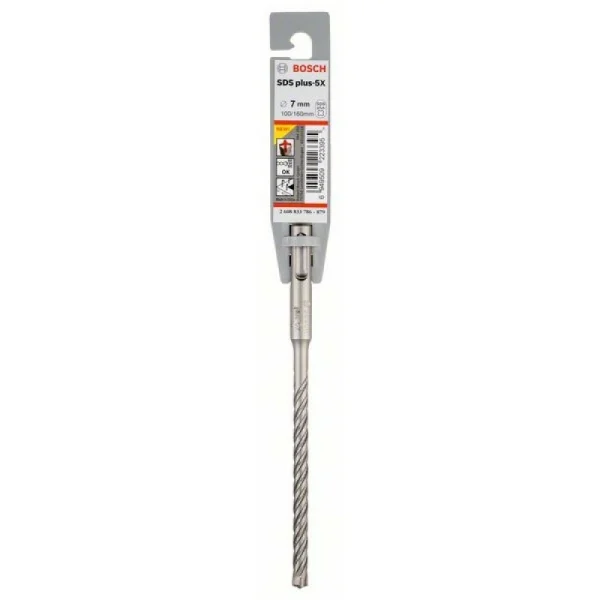 Бур SDS-plus-5X 7x100x160 мм Bosch 2608833786 — изображение 2