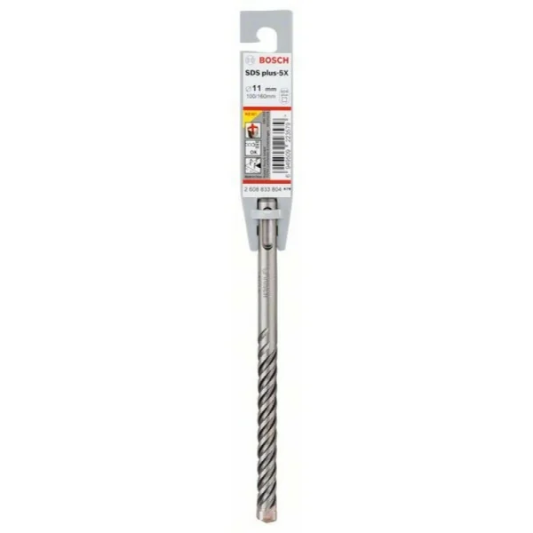Бур SDS-plus-5X 11x100x160 мм Bosch 2608833804 — изображение 2