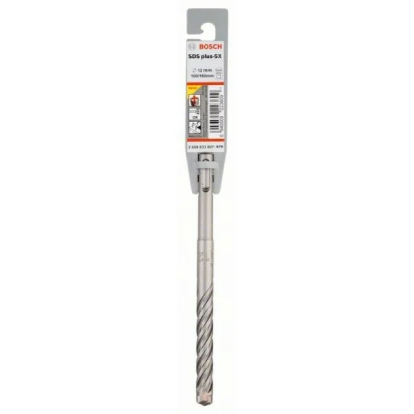 Бур SDS-plus-5X 12x100x160 мм Bosch 2608833807 — изображение 2