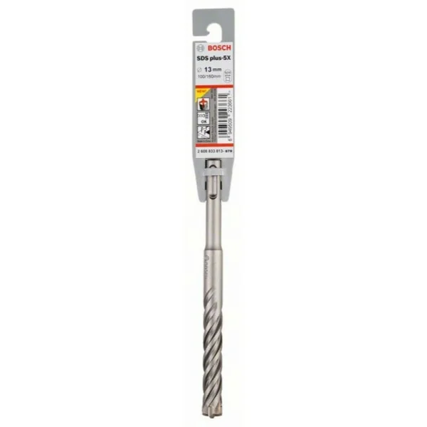 Бур SDS-plus-5X 13x100x160 мм Bosch 2608833813 — изображение 2