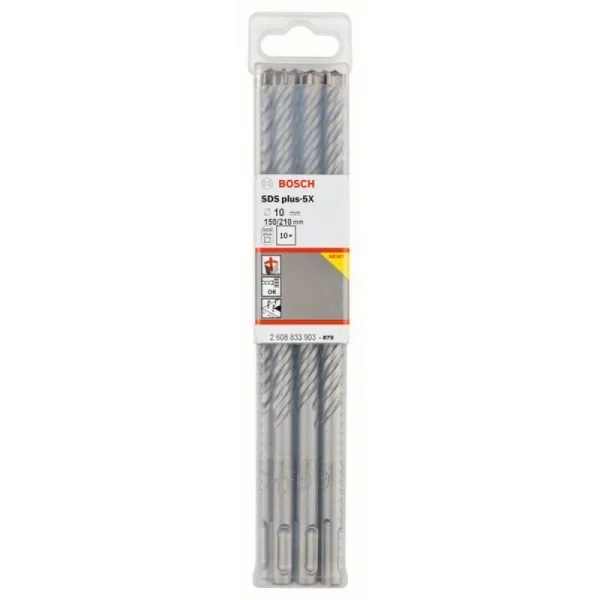 Бур SDS-plus-5X 10x150x210 мм Bosch 2608833903 — изображение 2