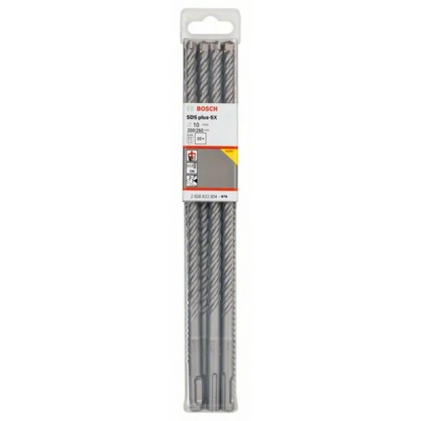 Бур SDS-plus-5X 10x200x260 мм Bosch 2608833904 — изображение 2
