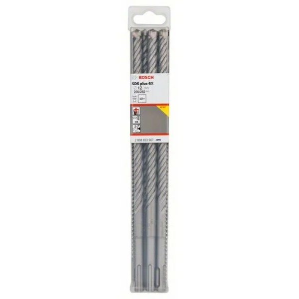 Бур SDS-plus-5X 12x200x260 мм Bosch 2608833907 — изображение 2
