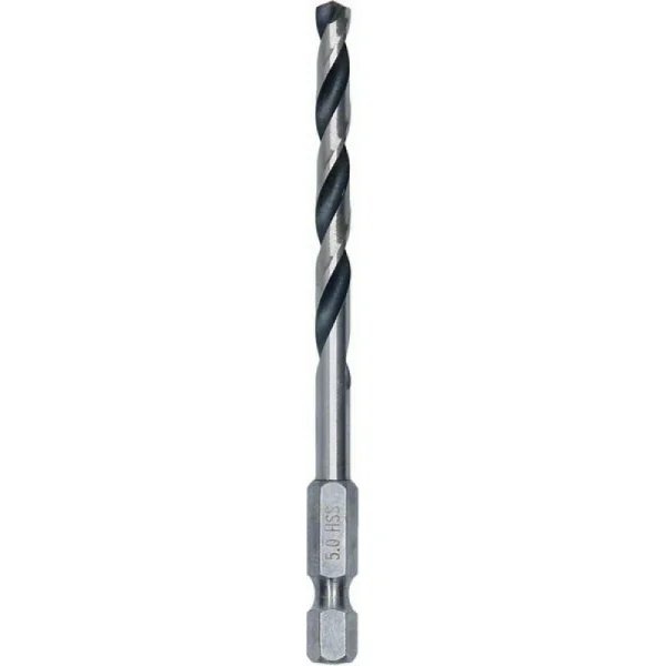 10 сверл HSS PointTeQ HEX 5.0 мм Bosch 2608577545 — изображение 2