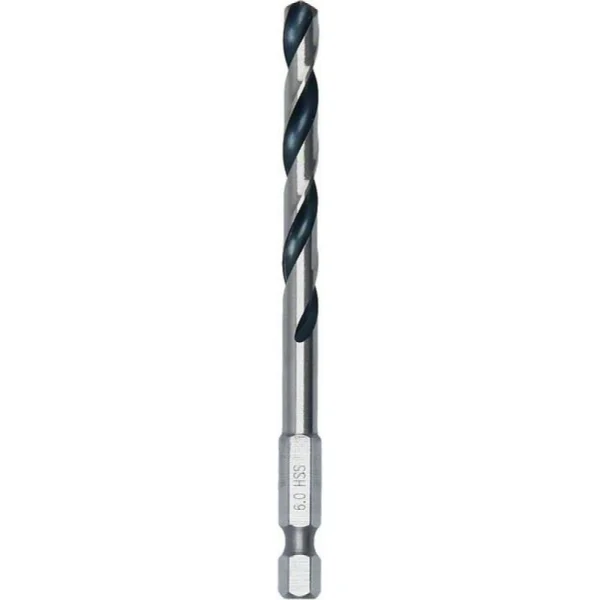 10 сверл HSS PointTeQ HEX 6.0 мм Bosch 2608577546 — изображение 2