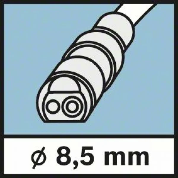 Гибкий волновод для GIC 120/120 C 8,5мм / 3м Bosch 1600A009BA — изображение 3