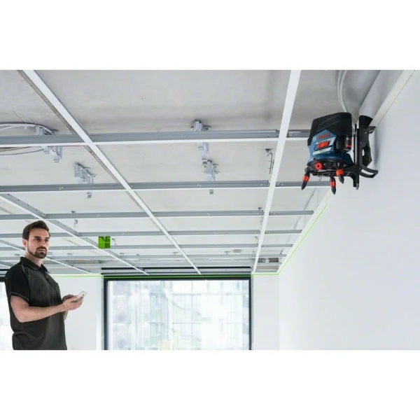 Лазерный нивелир Bosch GCL 2-50 CG + RM 2 (12 V) + потолочная клипса + L-Boxx 0601066H00 — изображение 19