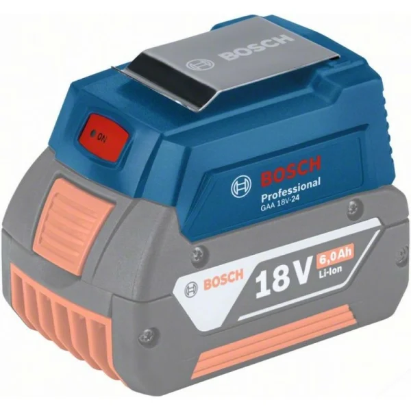 Адаптер для зарядки USB-устройств от аккумуляторов 14,4 В и Bosch GAA 18V-24 1600A00J61