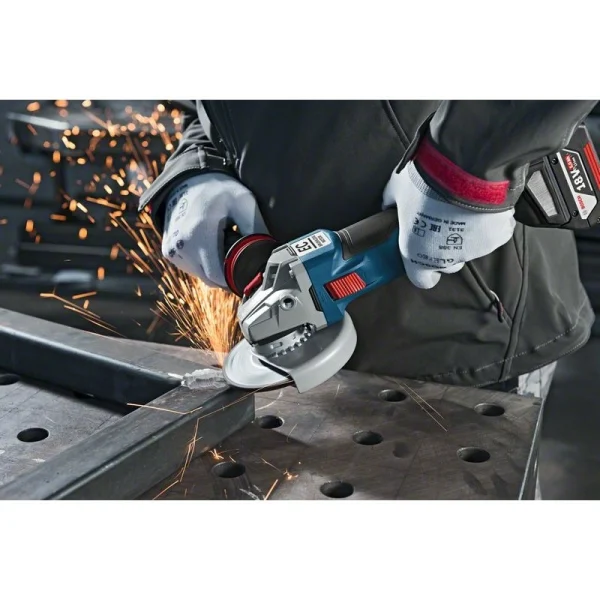 Аккумуляторная угловая шлифмашина 18 В Bosch GWS 18V-10 C 06019G310A — изображение 4