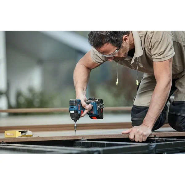 Аккумуляторный ударный гайковерт Bosch GDR 18V-200 C 06019G4104 — изображение 5