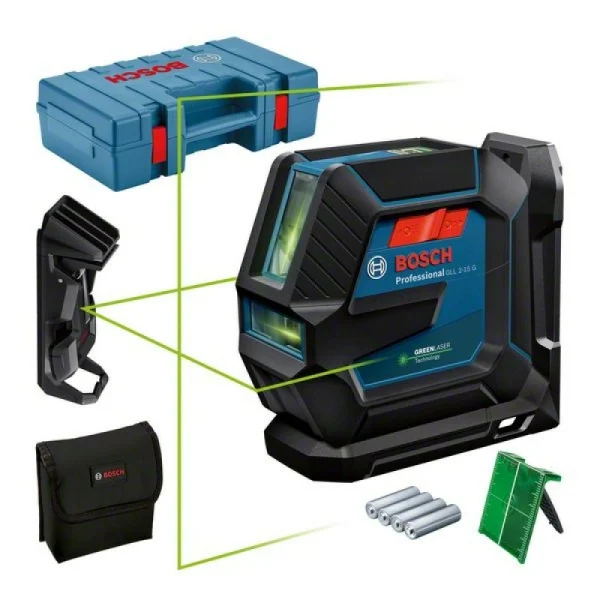 Линейный лазерный нивелир Bosch GLL 2-15 G 0601063W02