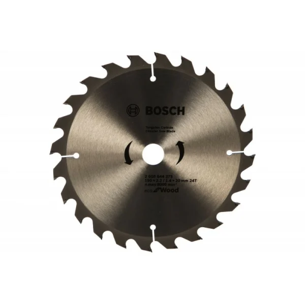 Пильный диск ECO WO 190x20/16-24T Bosch 2608644375