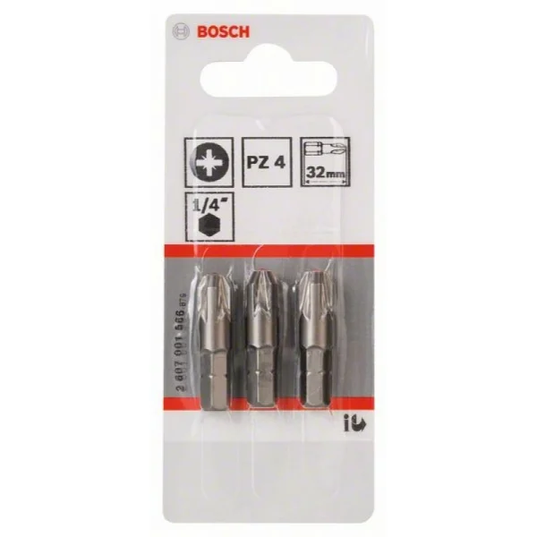 Насадка-бита Extra Hart PZ 4, 32 мм Bosch 2607001566 — изображение 2