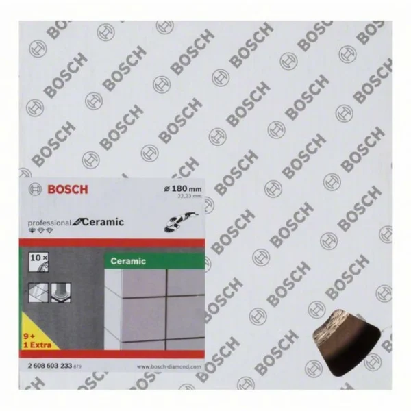 Алмазный диск Standard for Ceramic 180x22,23x1,6x7 мм Bosch 2608603233 — изображение 2