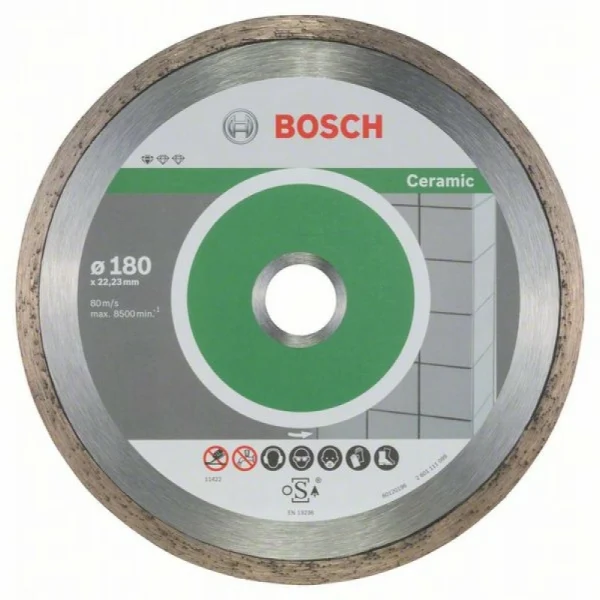 Алмазный диск Standard for Ceramic 180x22,23x1,6x7 мм Bosch 2608603233