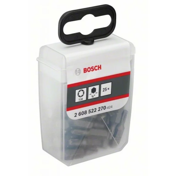 Набор бит T20 Extra-Hart T 20, 25 мм Bosch 2608522270 — изображение 2