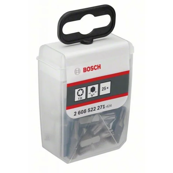 Набор бит T25 Extra-Hart T 25, 25 мм Bosch 2608522271 — изображение 2