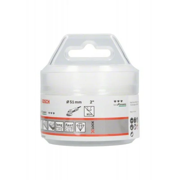 Алмазная коронка Dry Speed X-LOCK 51 мм Bosch 2608599016 — изображение 2