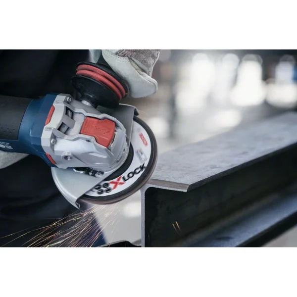 Лепестковый круг X-LOCK, угловое исполнение, волоконная подошва, 125 мм, G 120 Bosch 2608619204 — изображение 2