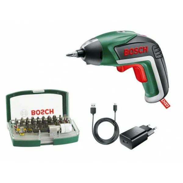Аккумуляторная отвертка Bosch IXO V Bit Set 06039A800S — изображение 2