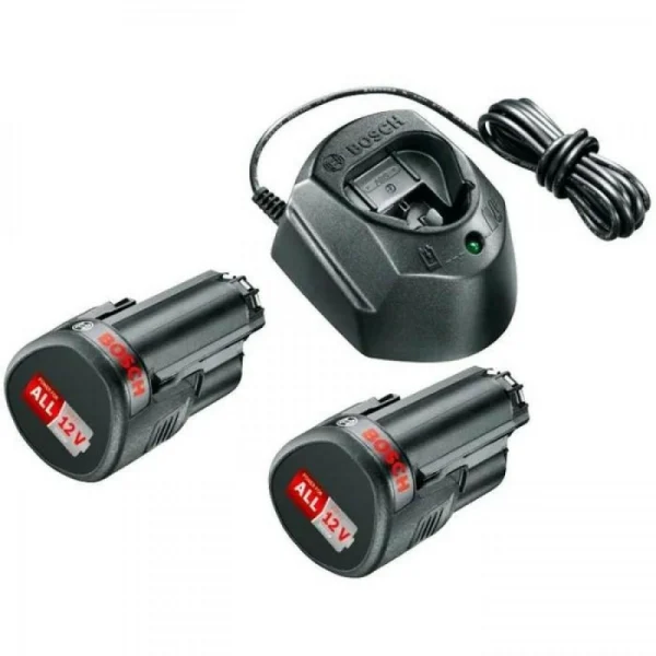 Набор: 2 аккумулятора 12 V x 1.5 Ач + з/у GAL 1210 CV Bosch 1600A01L3E
